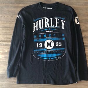 Black long sleeve Hurley thermal